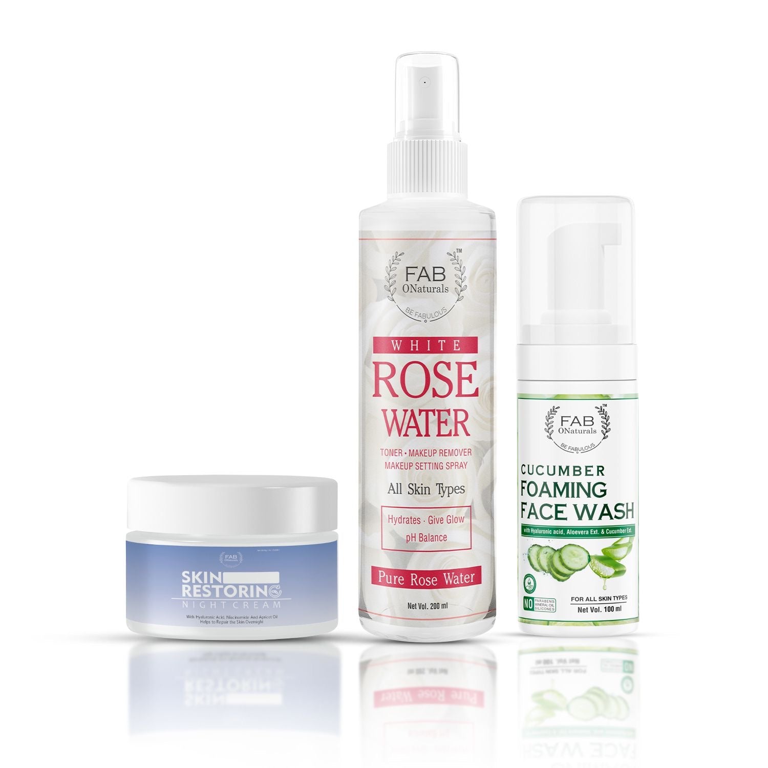 Rose water & Skin Restoring Combo - Fabonaturals