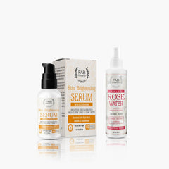 Skin Brightening Serum and White Rose Water - Fabonaturals